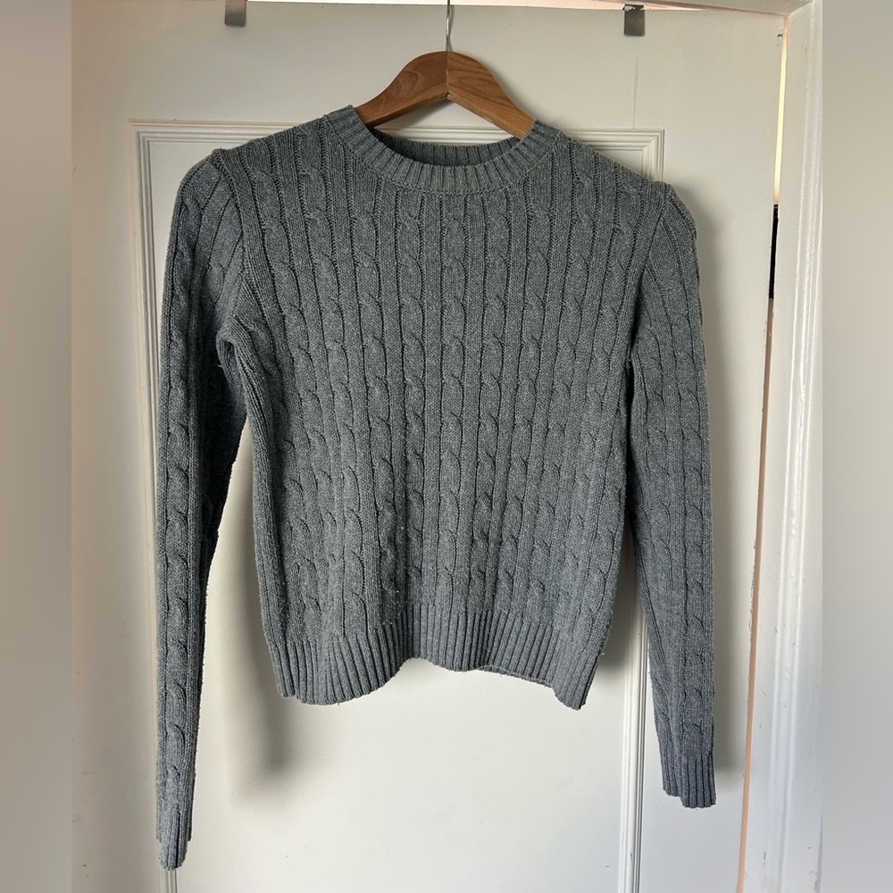 Vintage American Apparel Cableknit Sweater Small